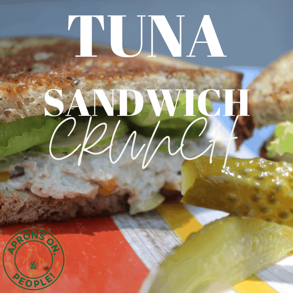 Tuna Sandwich on a Plate